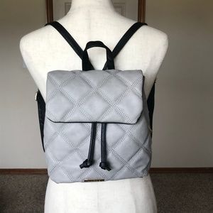 Rampage Grey Quilted Backpack